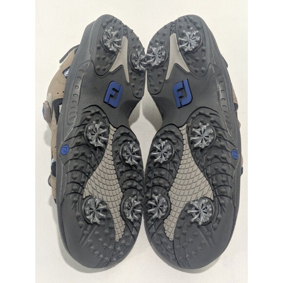 FootJoy Men’s Spiked Golf Sandals Adjustable Strap Brown Size 10M